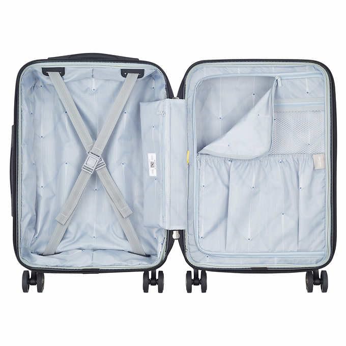 Delsey 2-piece Silver Hardside Trunk Set