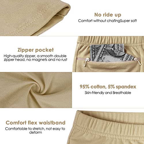 ANLINKSHINE Women's Travel Underwear with Secret Pockets - Nude