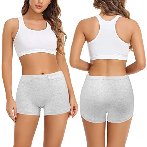 ANLINKSHINE Women's Travel Boxers with Secret Pockets
