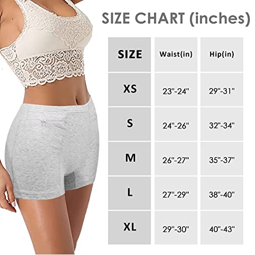 ANLINKSHINE Women's Travel Boxers with Secret Pockets
