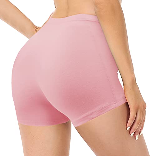 ANLINKSHINE Women's Secret Pocket Travel Boxers (Pink) - XL