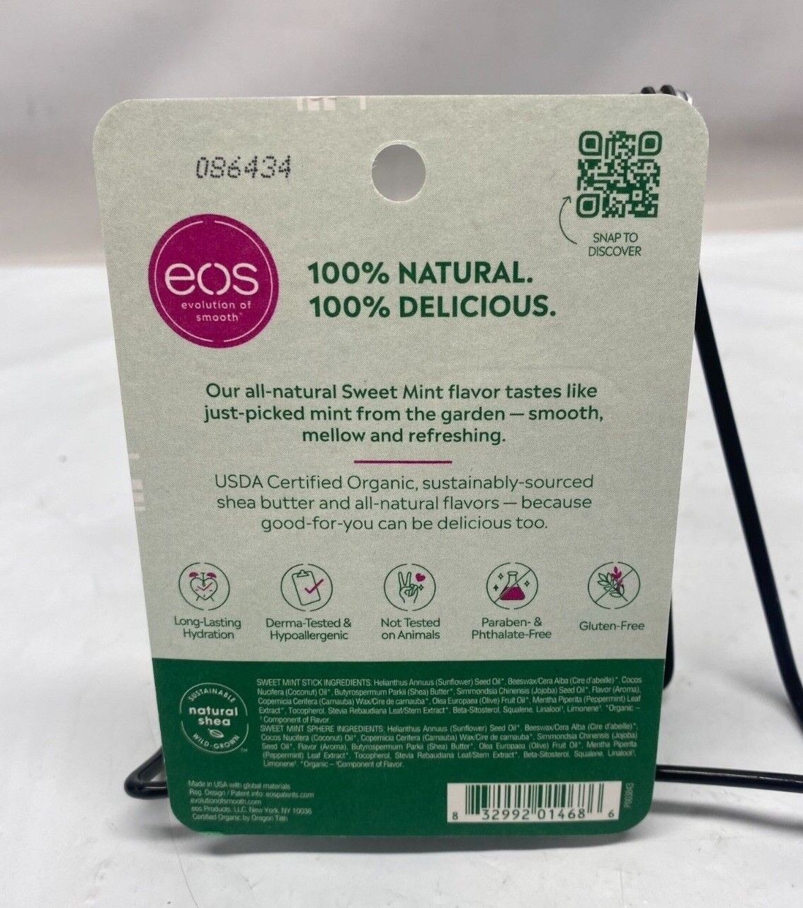 eos 100% Natural Organic Lip Balm - Sweet Mint