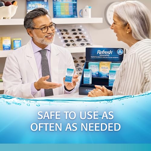 Blue Eye Drops for Contact Lens Comfort, 0.4oz