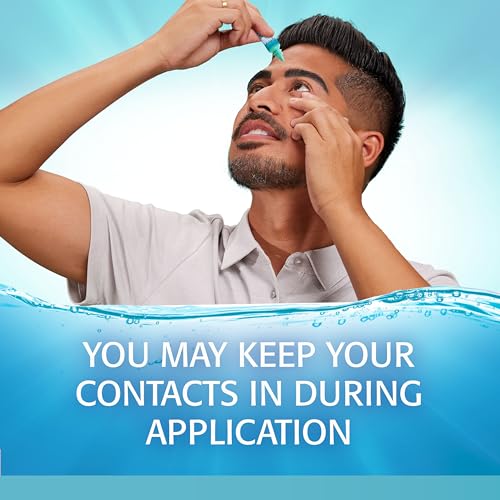 Blue Eye Drops for Contact Lens Comfort, 0.4oz