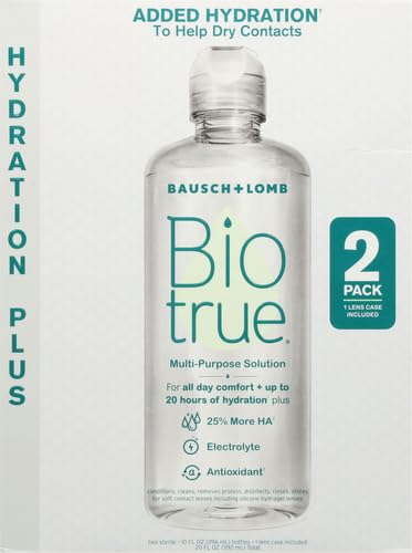 Biotrue Hydration Plus Contact Lens Solution, 10 FL OZ