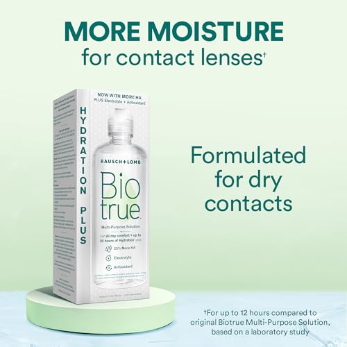Biotrue Hydration Plus Contact Lens Solution, 10 FL OZ