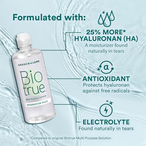 Biotrue Hydration Plus Contact Lens Solution, 10 FL OZ