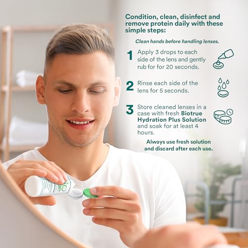 Biotrue Hydration Plus Contact Lens Solution, 10 FL OZ