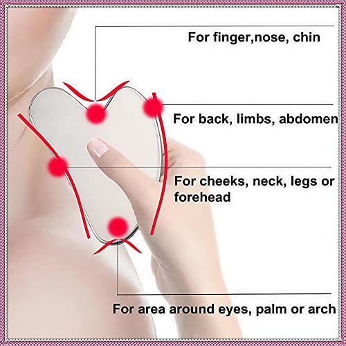 Stainless Steel Gua Sha Tool for Facial Care