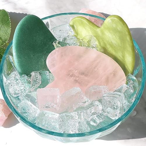 Rose Quartz Gua Sha Tool for Facial Massage