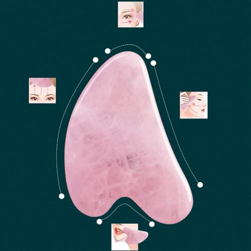 Pink Jade Gua Sha Massage Tool for Skin Care