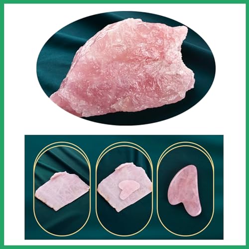 Pink Jade Gua Sha Massage Tool for Skin Care