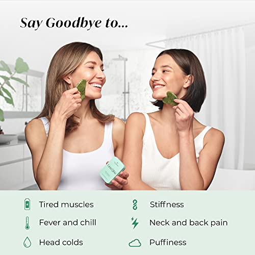 PLANTIFIQUE Jade Gua Sha Facial Massage Tool