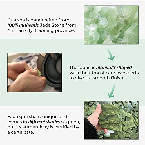 PLANTIFIQUE Jade Gua Sha Facial Massage Tool