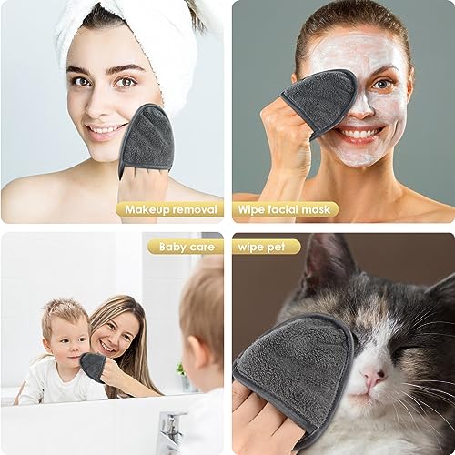 Reusable Microfiber Makeup Remover Pads - Set of 12