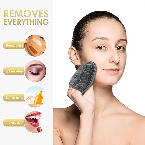 Reusable Microfiber Makeup Remover Pads - Set of 12
