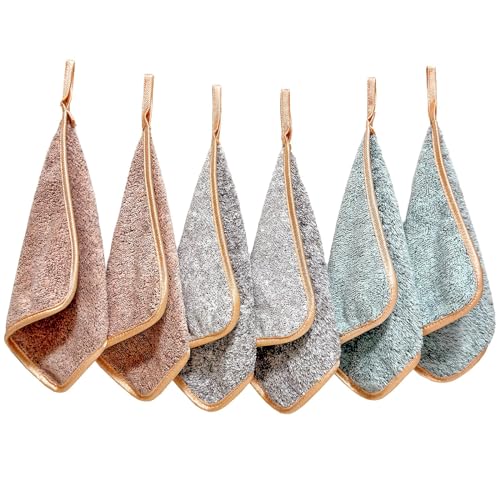 6-Pack Reusable Microfiber Makeup Remover Cloths