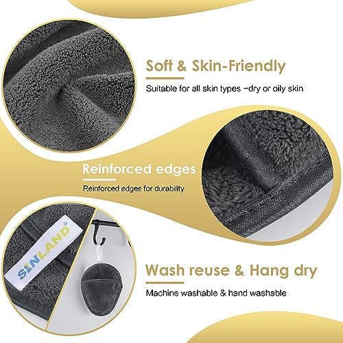 Reusable Microfiber Makeup Remover Pads - Set of 12