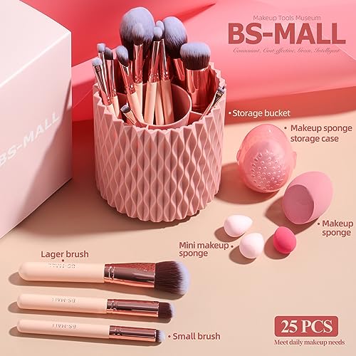 18-Piece Premium Synthetic Makeup Brush Set