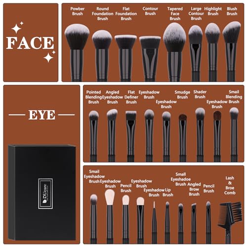 27-Piece DUcare Makeup Brush Set – Premium Quality