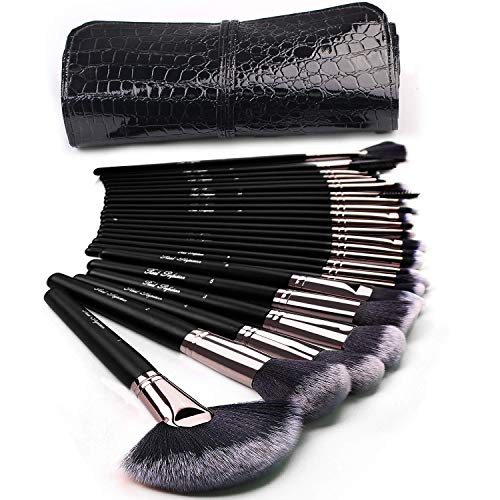 24-Piece Premium Synthetic Makeup Brush Set