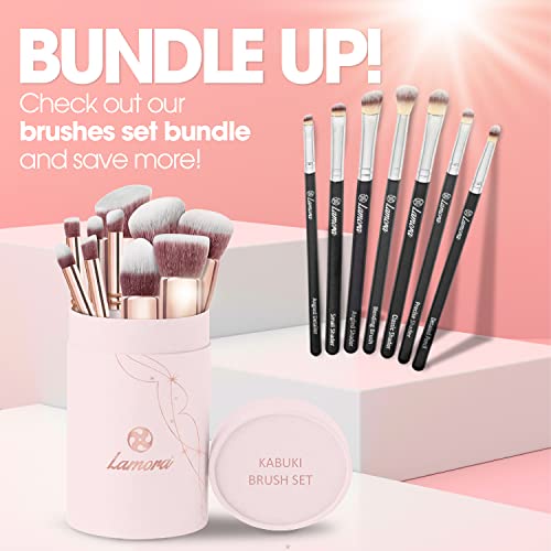 10-Piece Kabuki Makeup Brush Set for All Products