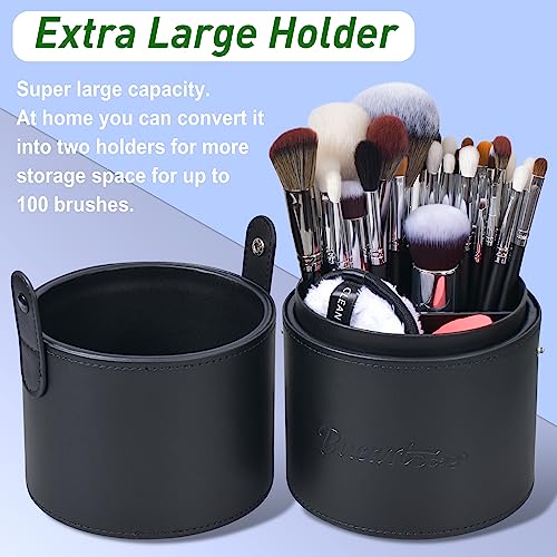 Professional 34-Piece Goat & Horse Hair Brush Set