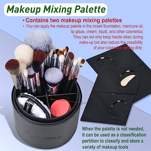 Professional 34-Piece Goat & Horse Hair Brush Set