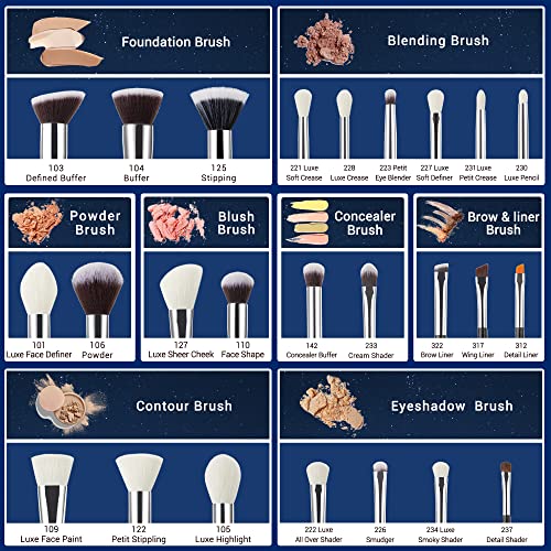 25-Piece Professional Makeup Brush Set