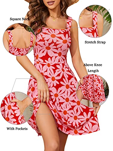 Boho Summer Sundress for Women - Elegant Midi Dress