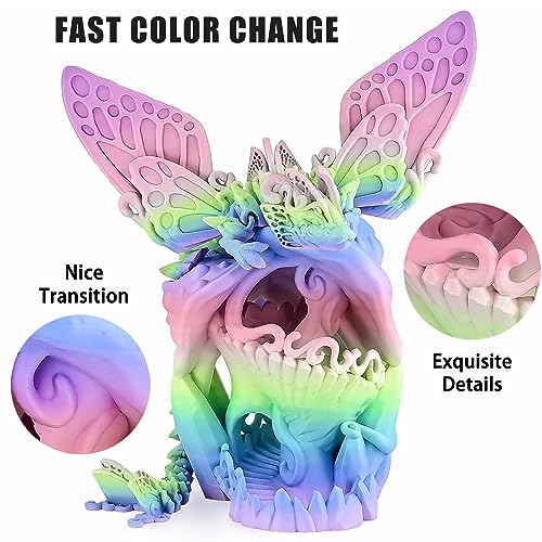 Rainbow PLA Filament 1.75mm Multicolor for 3D Printers