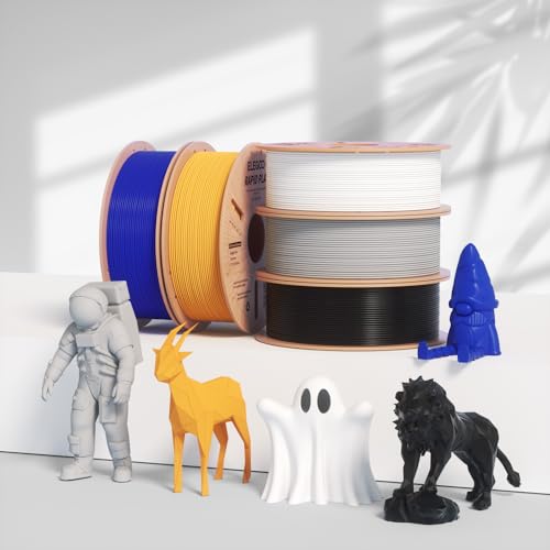 ELEGOO Black & White PLA+ 3D Printer Filament