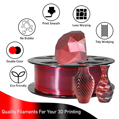 MIKA3D Dual Color Silk PLA 3D Printing Filament