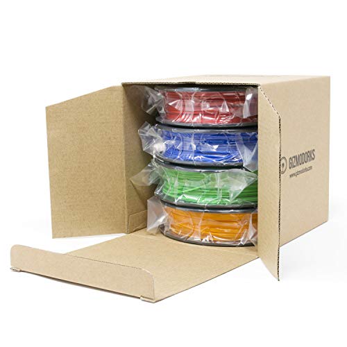 Gizmo Dorks 1.75mm 200g PLA Filament 4 Pack