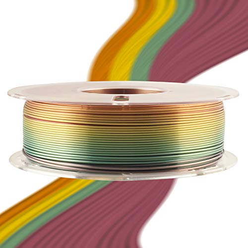 Rainbow Color Gradient 3D Printer PLA Filament - 1.75mm