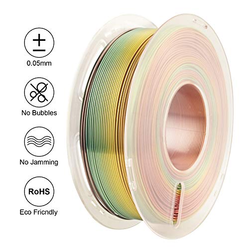 Rainbow Color Gradient 3D Printer PLA Filament - 1.75mm