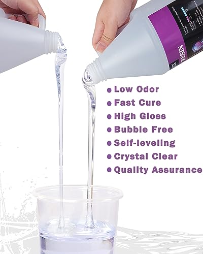 Crystal Clear 1 Gallon Epoxy Resin Kit for DIY