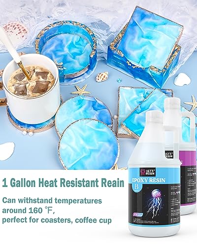 Crystal Clear 1 Gallon Epoxy Resin Kit for DIY