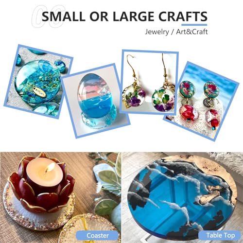 Clear Epoxy Resin Kit 1 Gallon for DIY