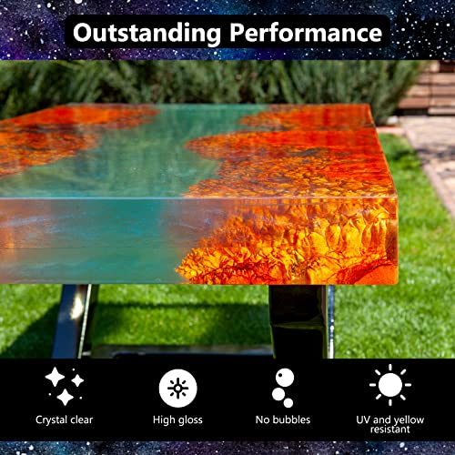 64OZ Crystal Clear Epoxy Resin Kit for Crafts