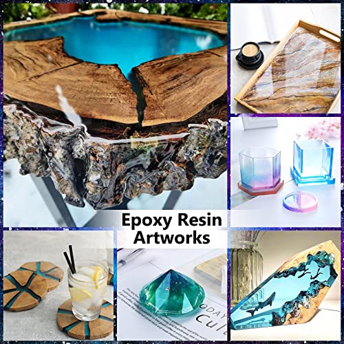 64OZ Crystal Clear Epoxy Resin Kit for Crafts