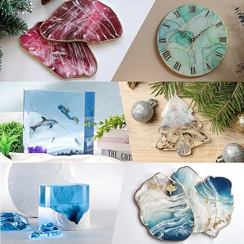 Crystal Clear Epoxy Resin Kit for Crafting & Jewelry