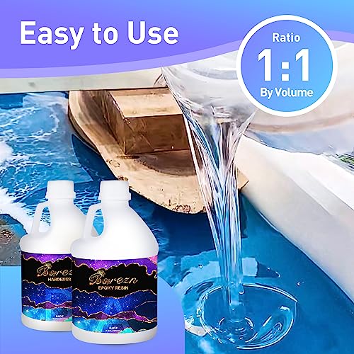 Clear Epoxy Resin Kit for Crafting and Countertops