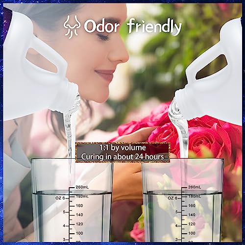 Clear Epoxy Resin Kit for Crafting and Countertops