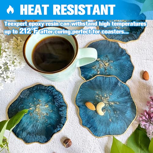 Teexpert Fast Curing Crystal Clear Resin Kit 1 Gallon