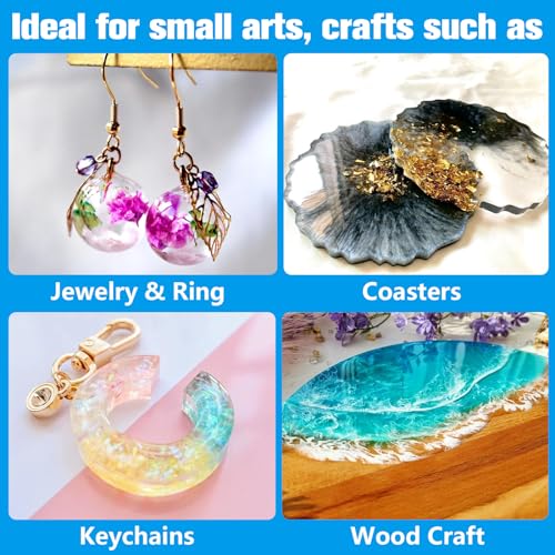 Teexpert Fast Curing Crystal Clear Resin Kit 1 Gallon