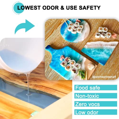 Clear High Gloss 1 Gallon Epoxy Resin for Crafts