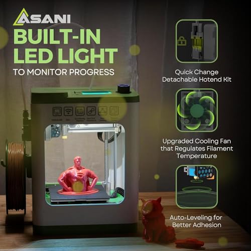 Mini 3D Printer Starter Kit with Auto-Leveling Technology