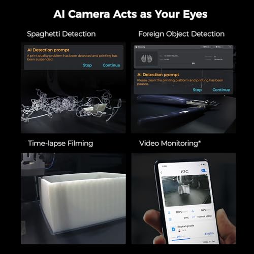 Creality K1C 3D Printer: Fast Printing, Direct Extruder