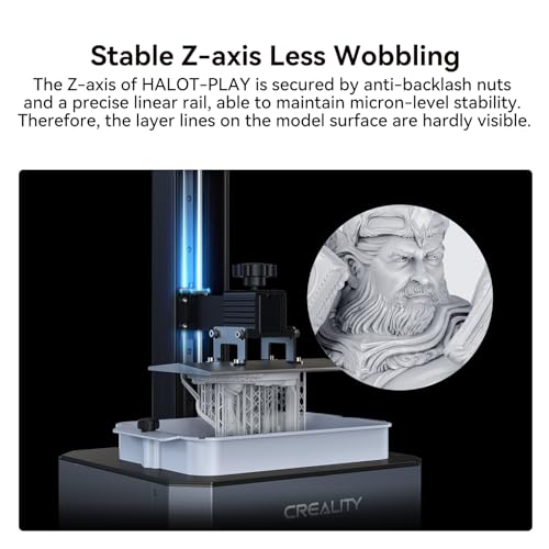 Creality Halot-Play 2024 Resin 3D Printer - HD Touchscreen